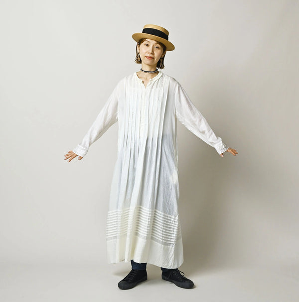 45R Silk Pintuck Dress