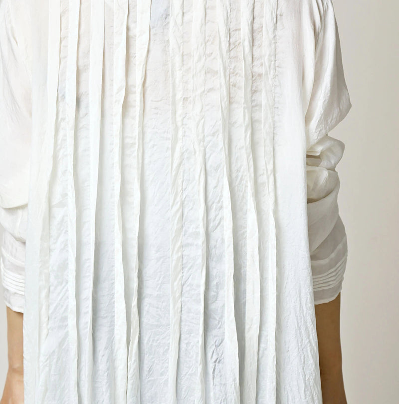 45R Silk Pintuck Dress - Image 11