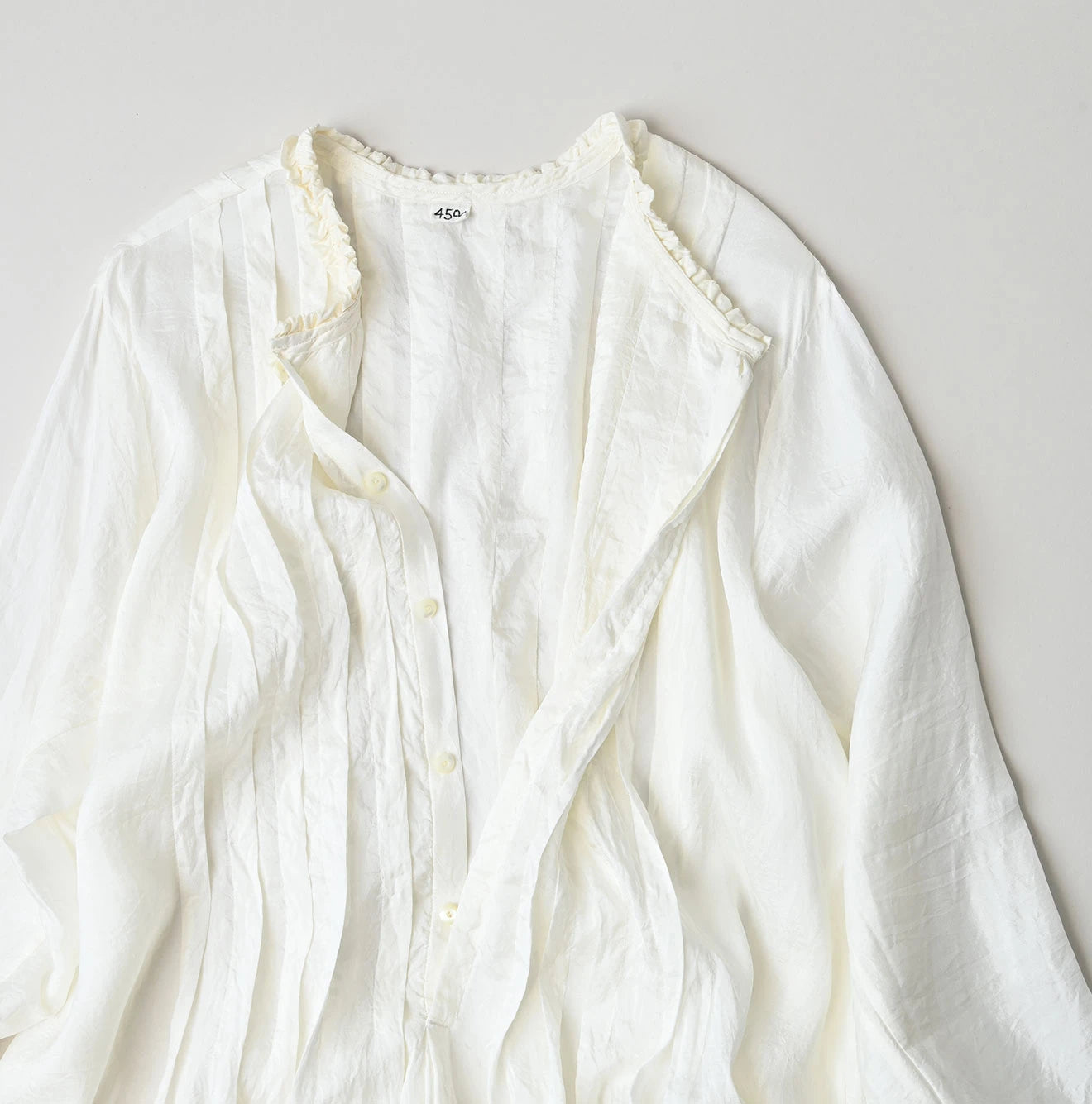 45R Silk Pintuck Dress - Image 16