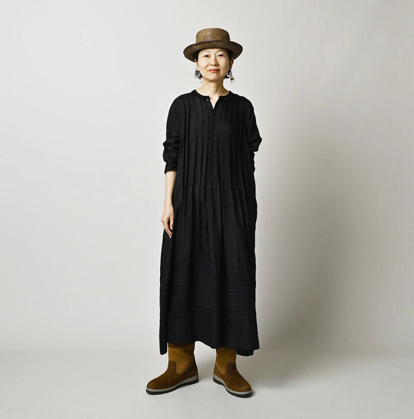 45R Silk Pintuck Dress