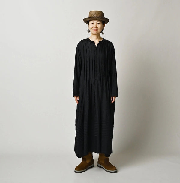 45R Silk Pintuck Dress