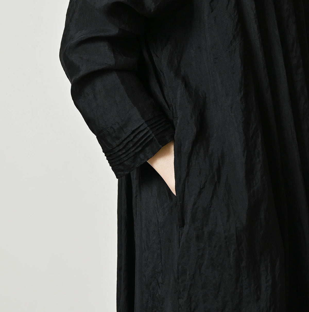 45R Silk Pintuck Dress