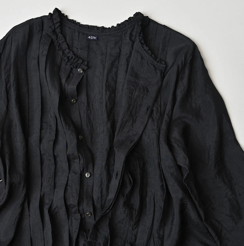45R Silk Pintuck Dress - Image 16