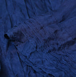 45R Ai Indigo Silk Pintuck Dress