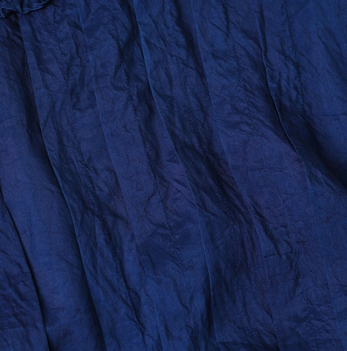 45R Ai Indigo Silk Pintuck Dress