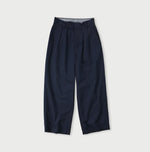 Indigo Okome Chino Charlotte Baggy Pants - 45R by 45rpm studio