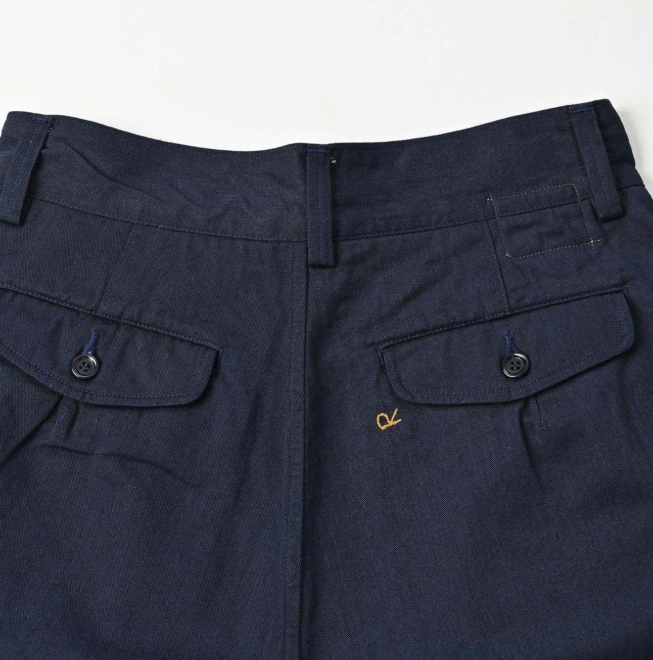 Indigo Okome Chino Charlotte Baggy Pants - 45R by 45rpm studio - Image 15