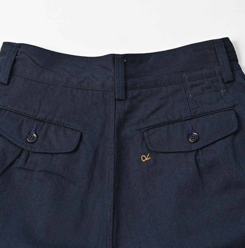 Indigo Okome Chino Charlotte Baggy Pants - 45R by 45rpm studio - Image 15