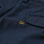 Indigo Okome Chino Charlotte Baggy Pants - 45R by 45rpm studio