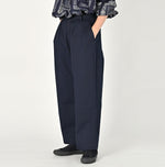 Indigo Okome Chino Charlotte Baggy Pants - 45R by 45rpm studio
