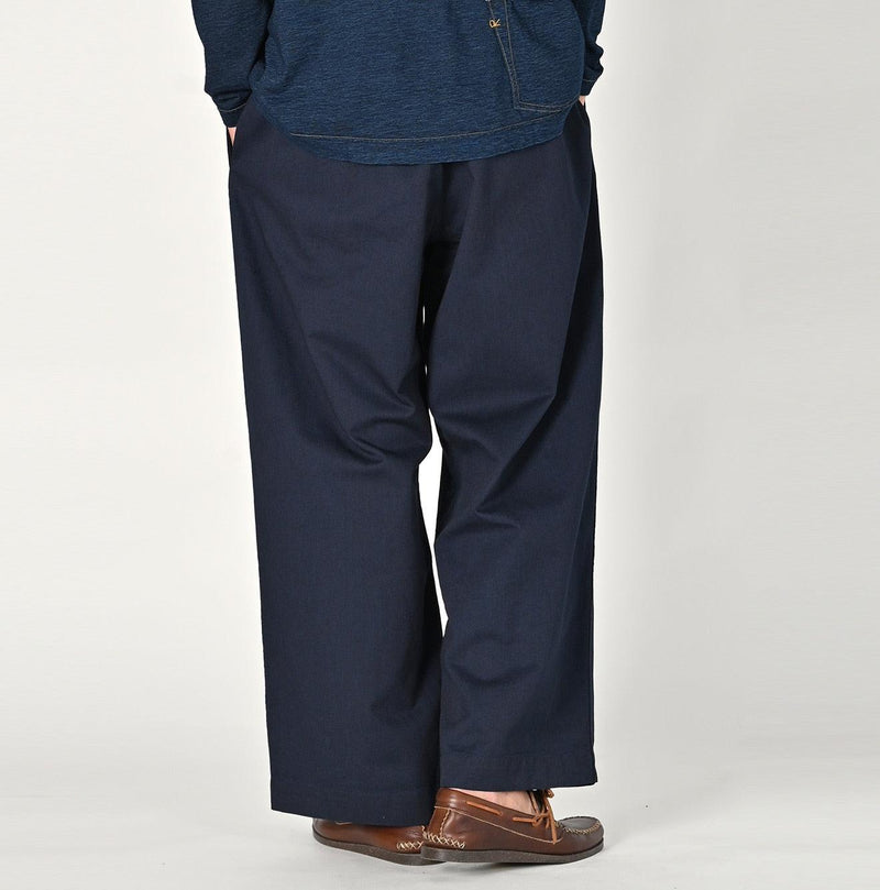 Indigo Okome Chino Charlotte Baggy Pants - 45R by 45rpm studio - Image 8