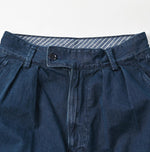Indigo Okome Chino Charlotte Baggy Pants Distressed (L to XXL) - 45R by 45rpm studio
