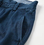 Indigo Okome Chino Charlotte Baggy Pants Distressed (L to XXL) - 45R by 45rpm studio