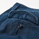 Indigo Okome Chino Charlotte Baggy Pants Distressed (L to XXL) - 45R by 45rpm studio