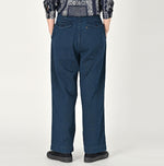 Indigo Okome Chino Charlotte Baggy Pants Distressed (L to XXL) - 45R by 45rpm studio