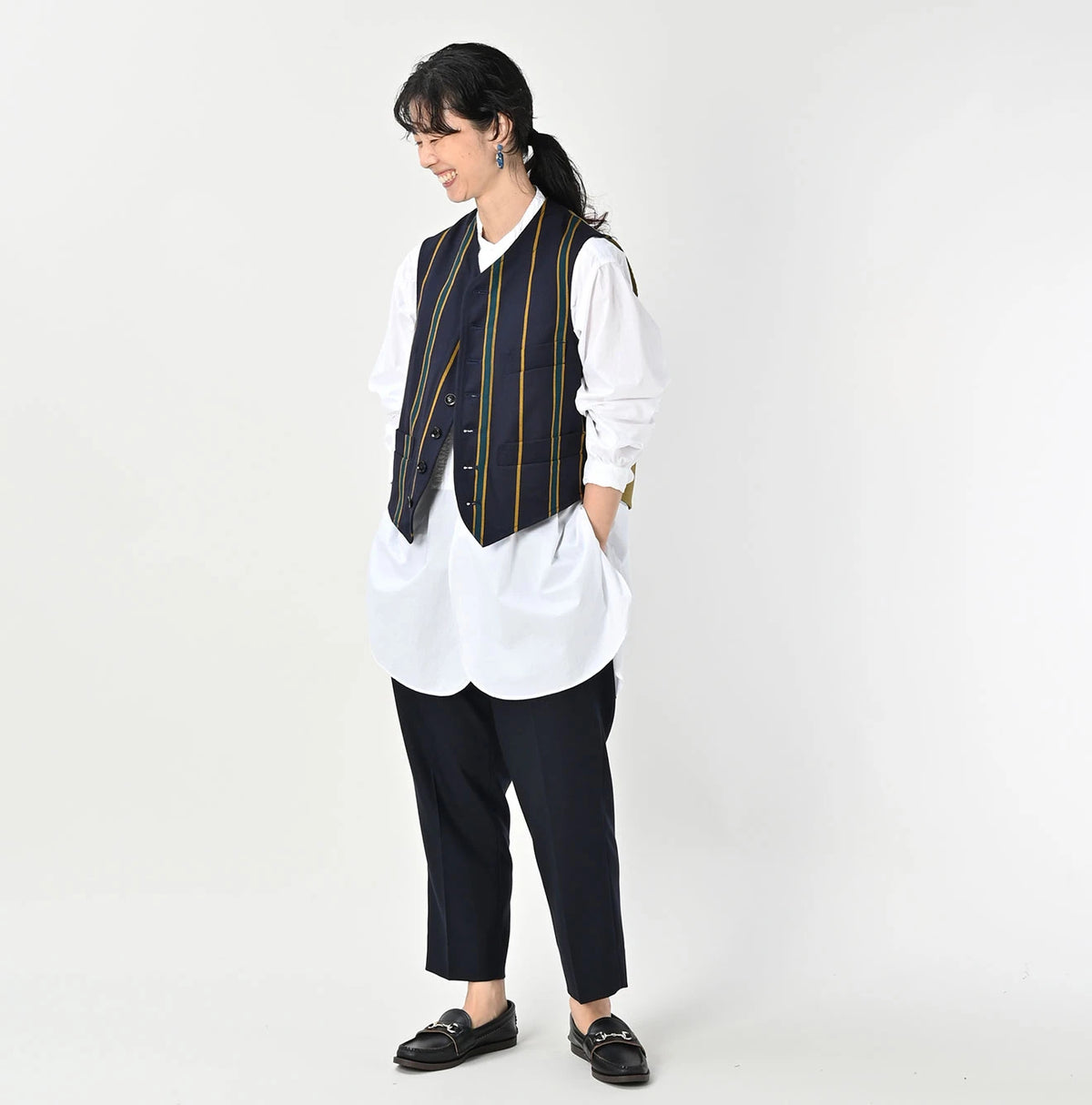 45R Wool Saxony Sabrina Slacks Women - Image 4