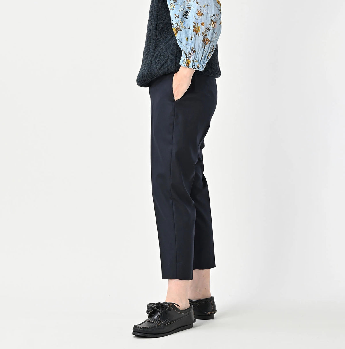 45R Wool Saxony Sabrina Slacks Women - Image 6