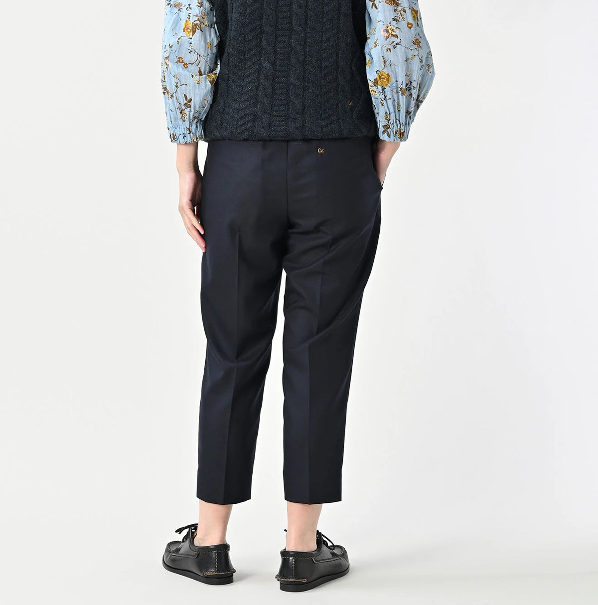 45R Wool Saxony Sabrina Slacks Women