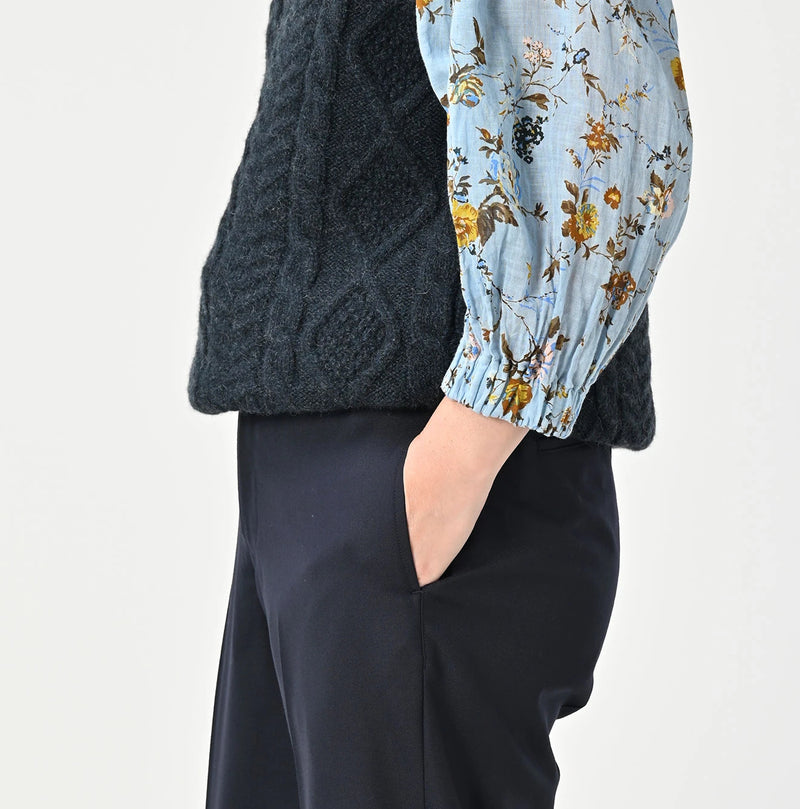 45R Wool Saxony Sabrina Slacks Women - Image 9