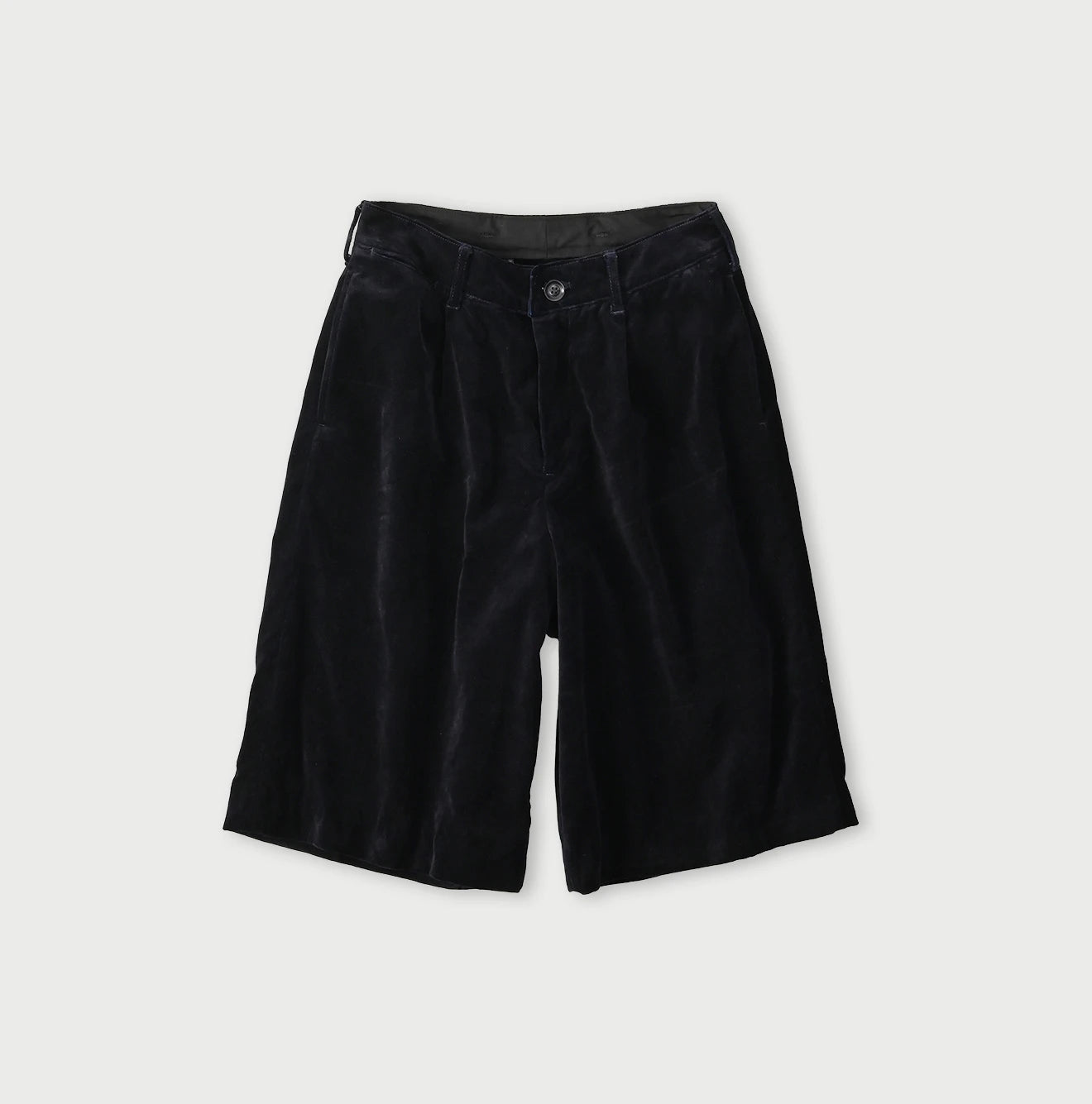 45R Indigo Velvet Lucie Bermuda Pants - Image 1