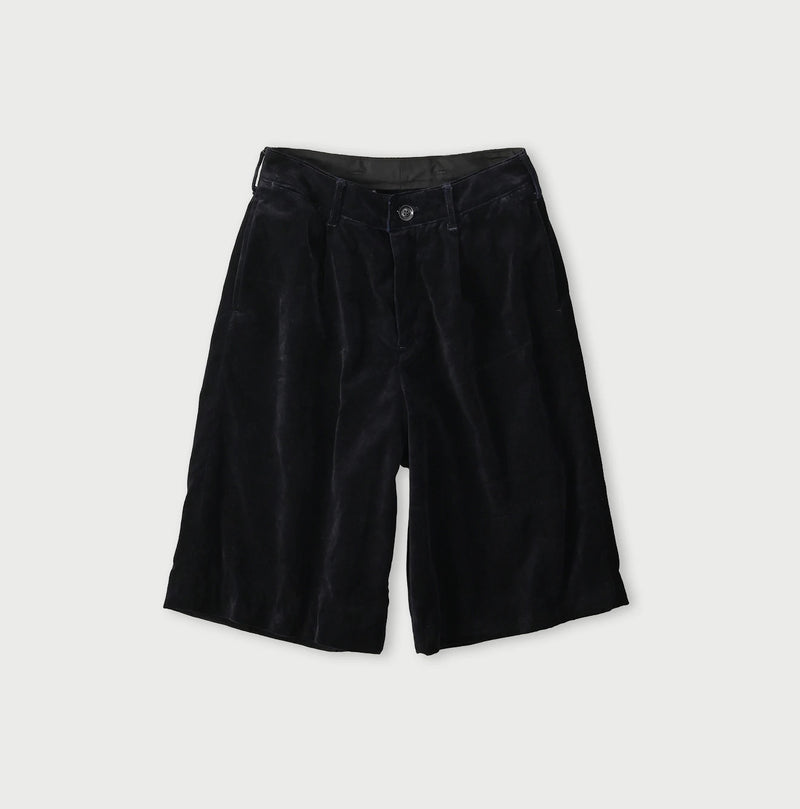 45R Indigo Velvet Lucie Bermuda Pants - Image 1
