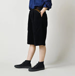 45R Indigo Velvet Lucie Bermuda Pants
