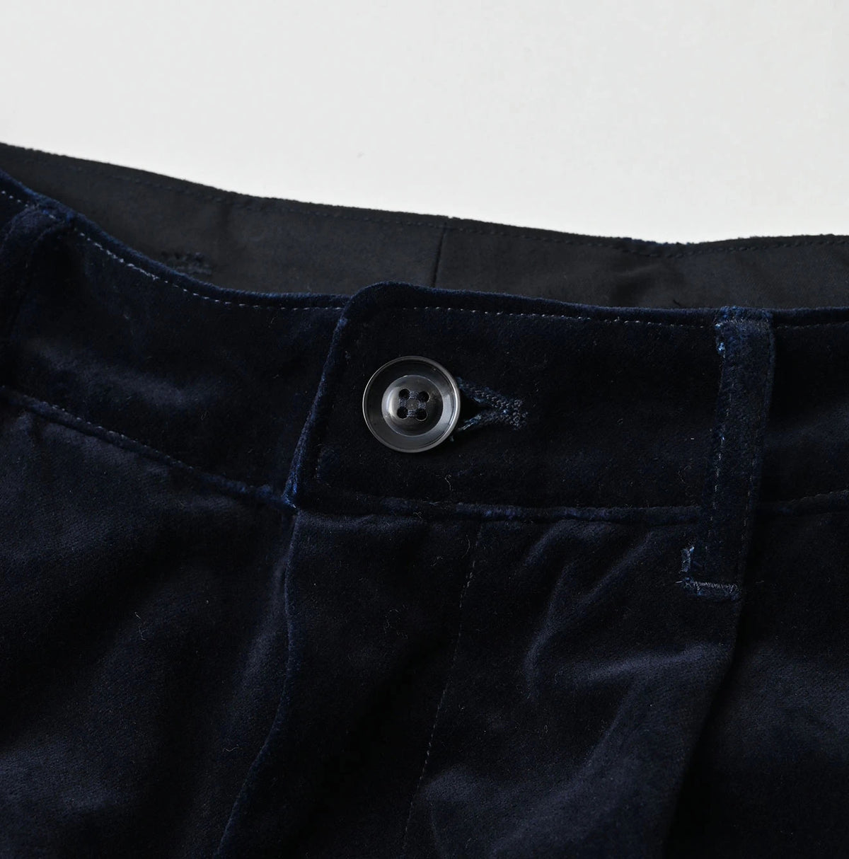 45R Indigo Velvet Lucie Bermuda Pants