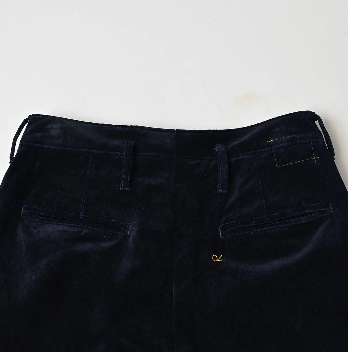 45R Indigo Velvet Lucie Bermuda Pants