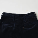 45R Indigo Velvet Lucie Bermuda Pants