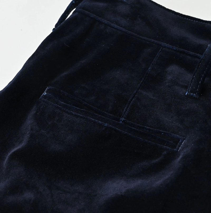 45R Indigo Velvet Lucie Bermuda Pants - Image 17