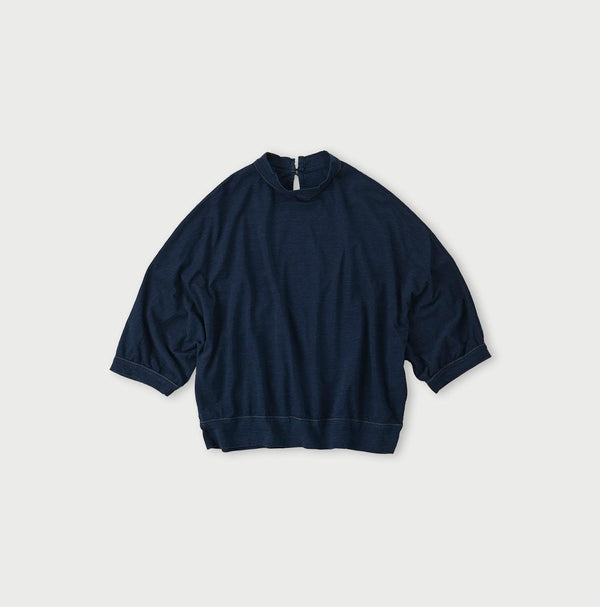 Indigo Supima Tenjiku Dolman T-shirt - 45R by 45rpm studio