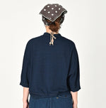 Indigo Supima Tenjiku Dolman T-shirt - 45R by 45rpm studio
