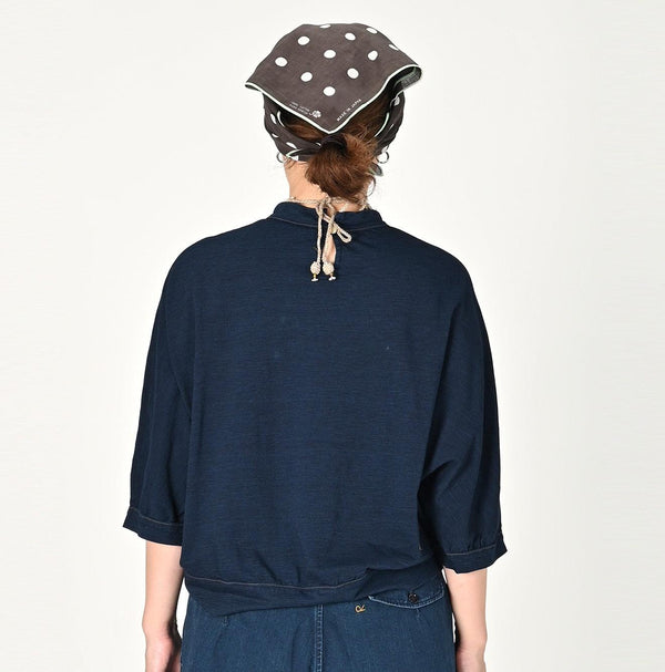 Indigo Supima Tenjiku Dolman T-shirt - 45R by 45rpm studio
