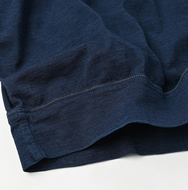 Indigo Supima Tenjiku Dolman T-shirt - 45R by 45rpm studio