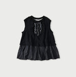 45R Indigo Cotton Fleece x Denim Camisole