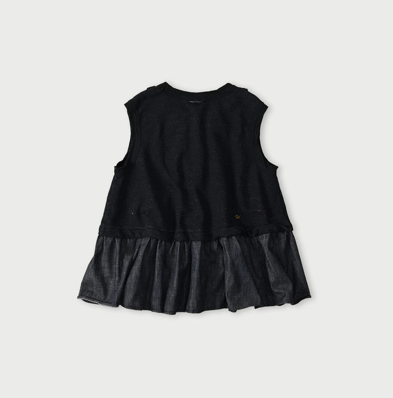 45R Indigo Cotton Fleece x Denim Camisole - Image 12