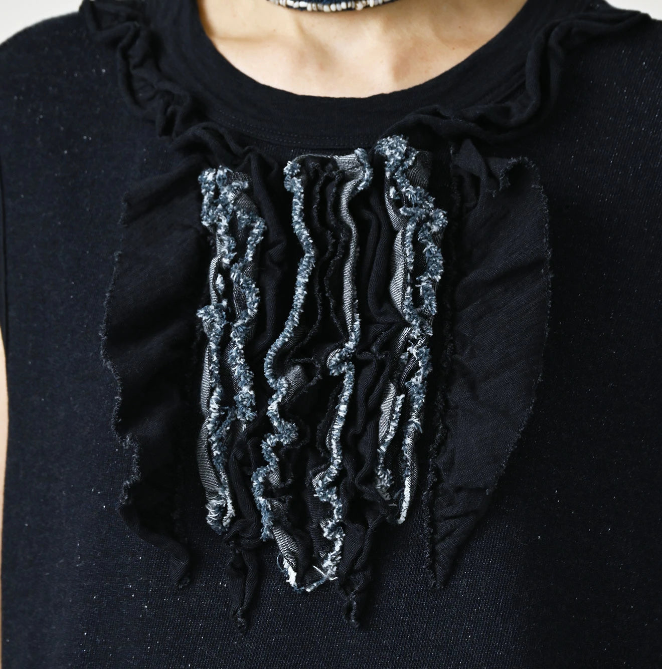 45R Indigo Cotton Fleece x Denim Camisole - Image 7