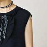 45R Indigo Cotton Fleece x Denim Camisole