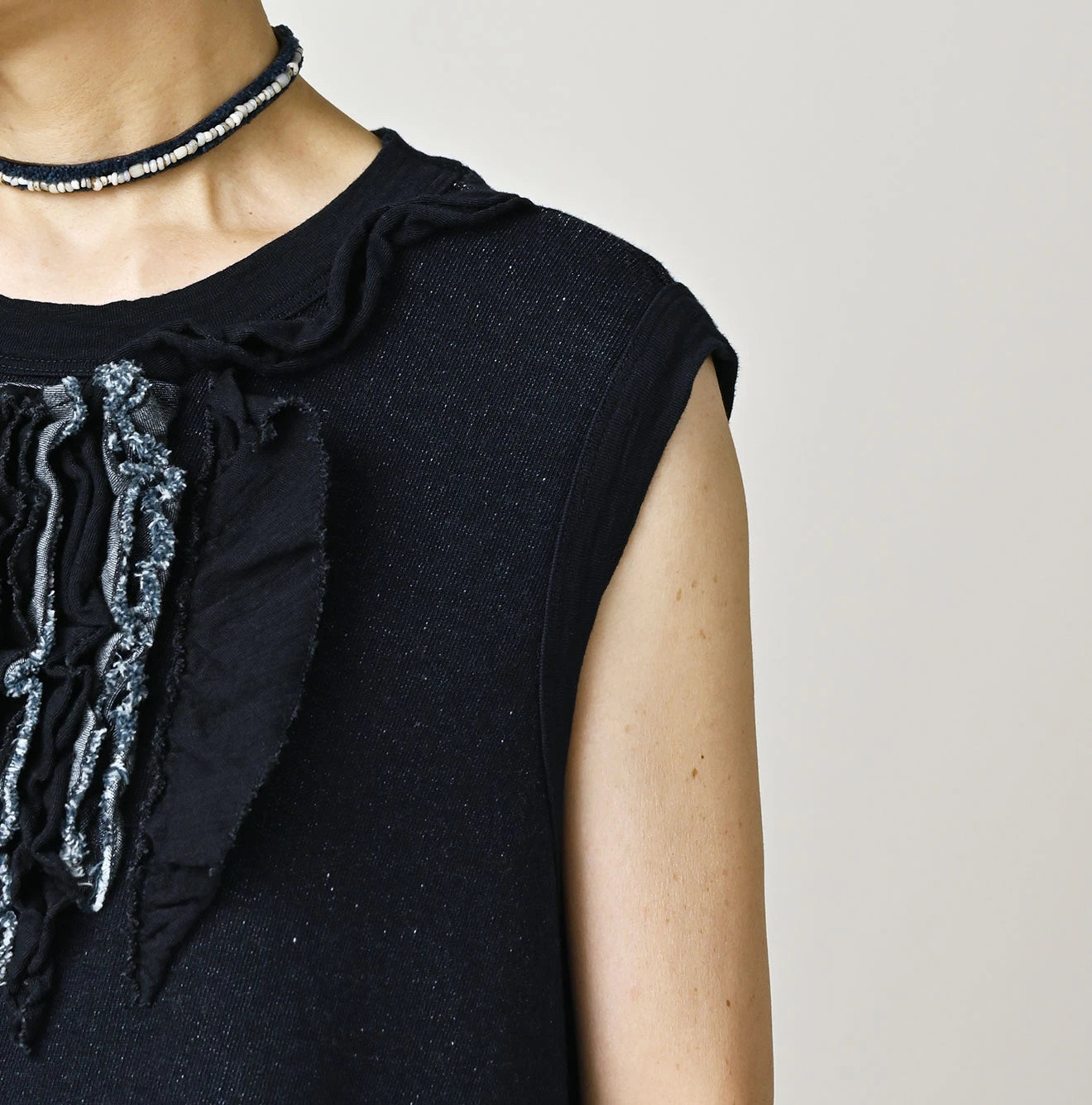 45R Indigo Cotton Fleece x Denim Camisole - Image 8