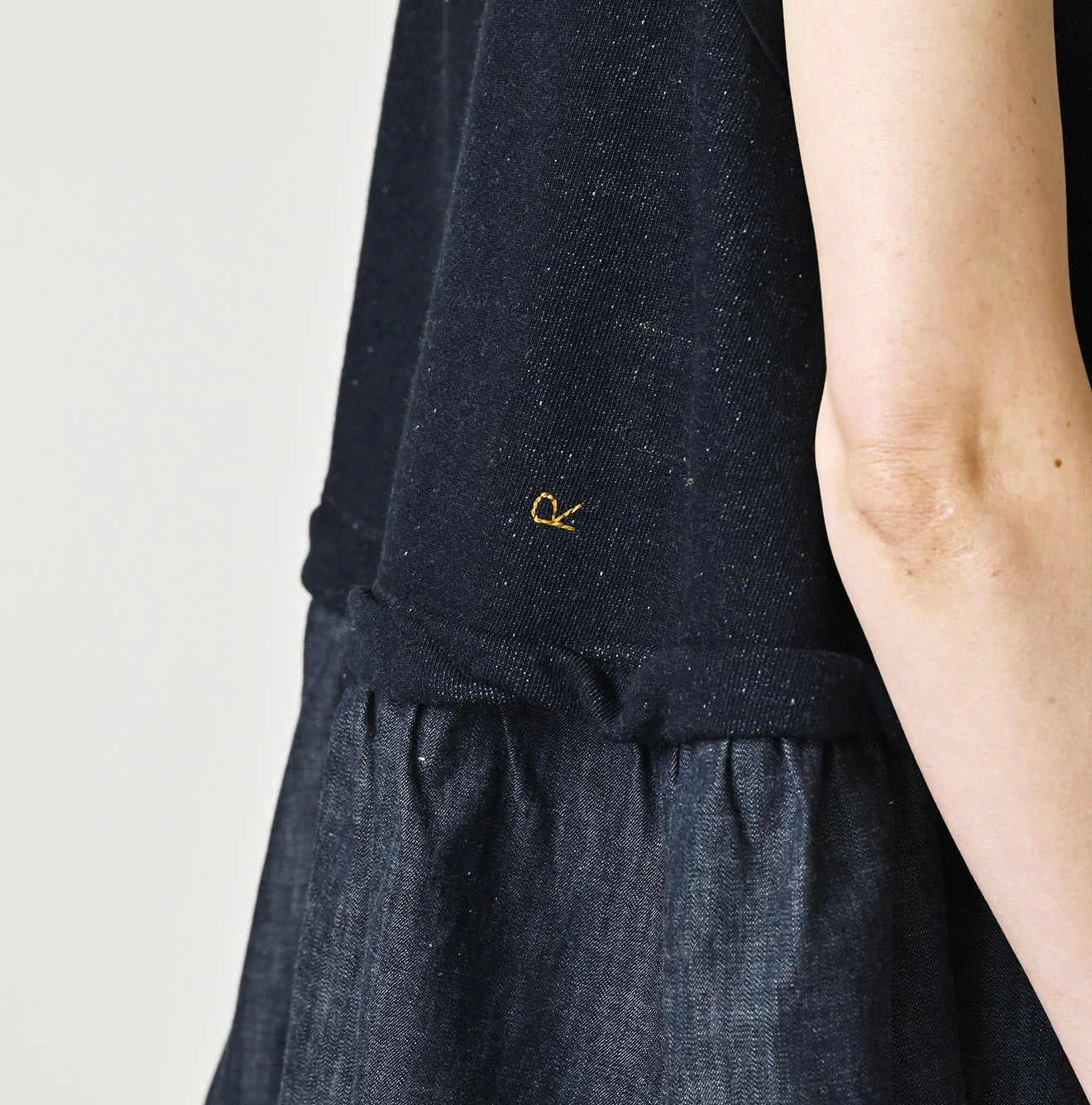 45R Indigo Cotton Fleece x Denim Camisole - Image 11