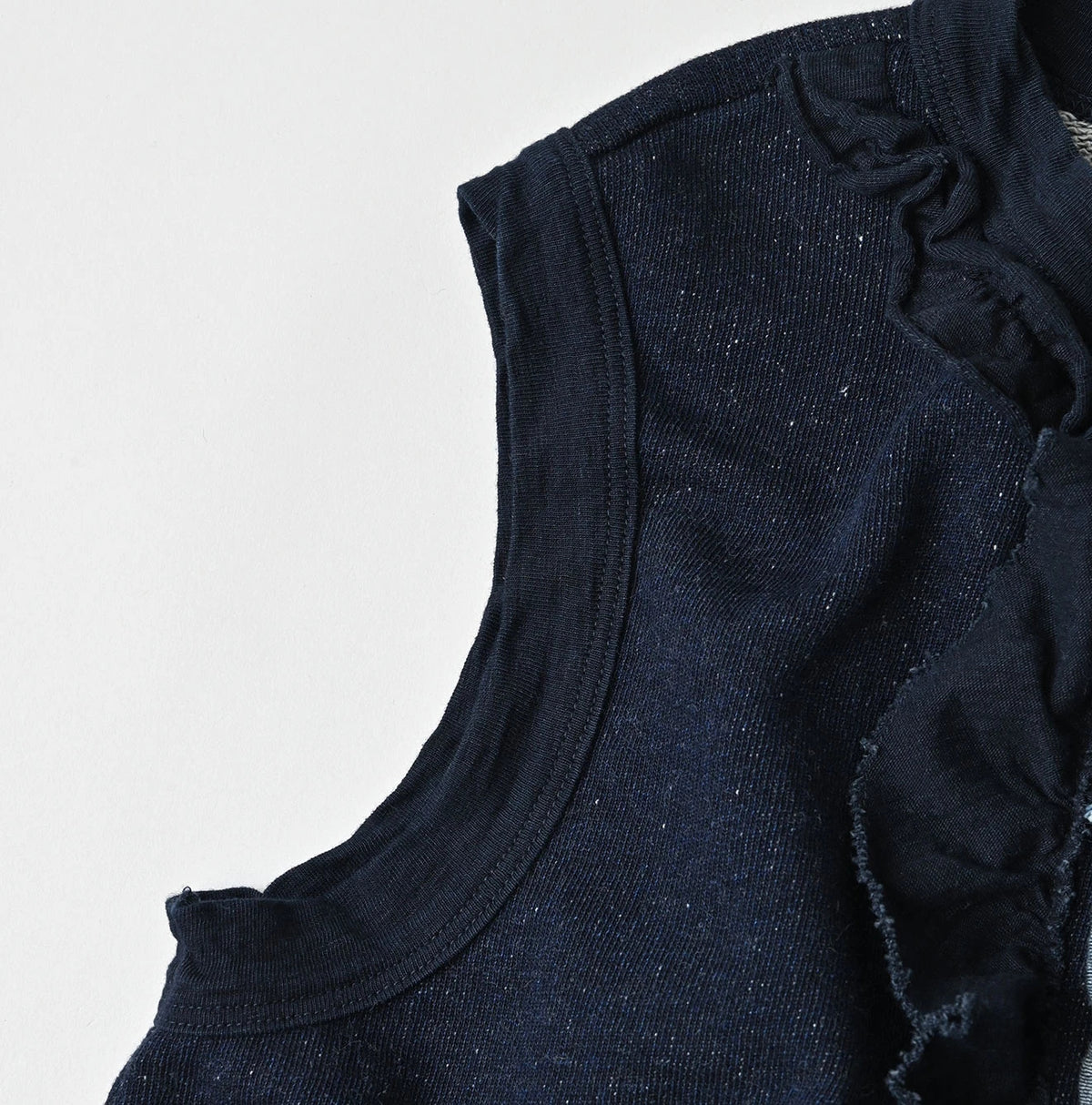 45R Indigo Cotton Fleece x Denim Camisole