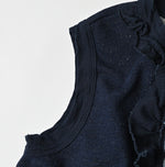 45R Indigo Cotton Fleece x Denim Camisole
