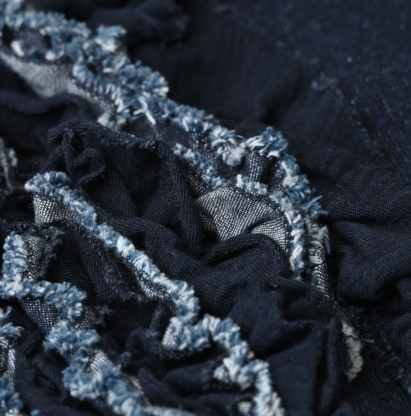 45R Indigo Cotton Fleece x Denim Camisole