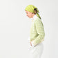 45R Bonita Jacquard Cardigan (Green)