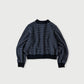 45R Indigo Bonita Jacquard Cardigan