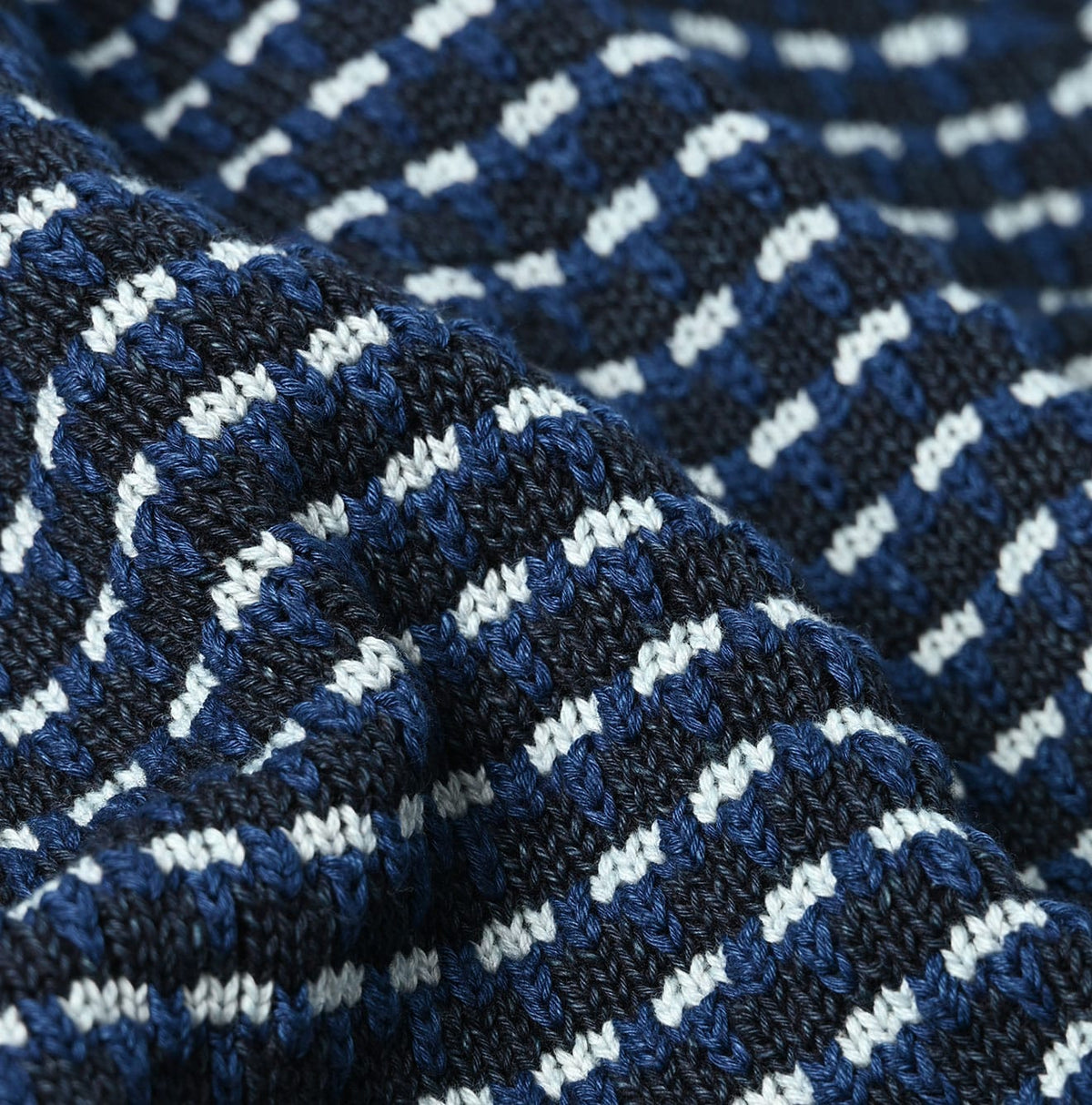 45R Indigo Bonita Jacquard Cardigan