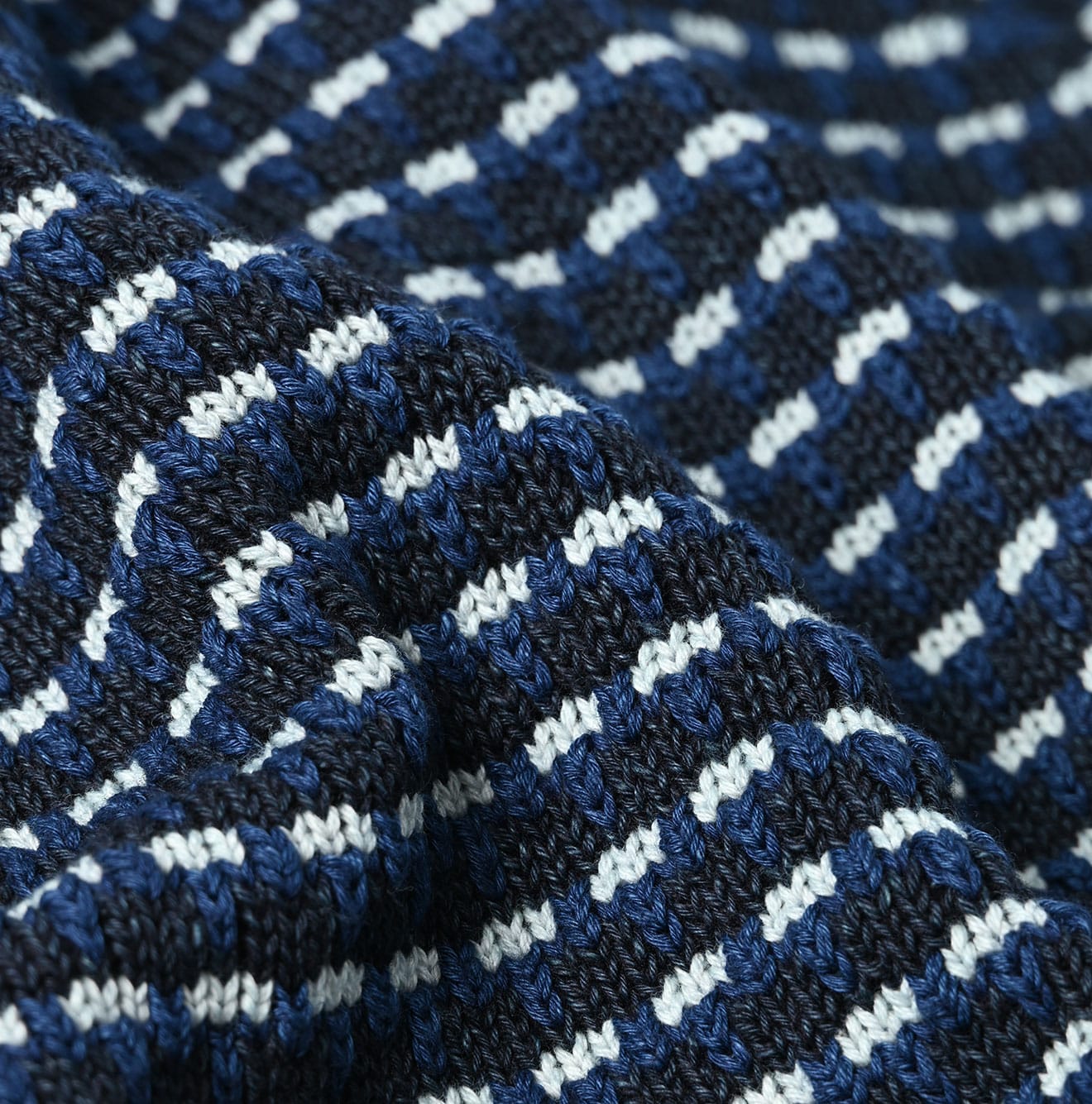 45R Indigo Bonita Jacquard Cardigan