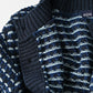45R Indigo Bonita Jacquard Cardigan