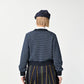 45R Indigo Bonita Jacquard Cardigan