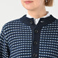 45R Indigo Bonita Jacquard Cardigan